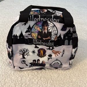 Wednesday Addams Themed Insulated Lunch Bag